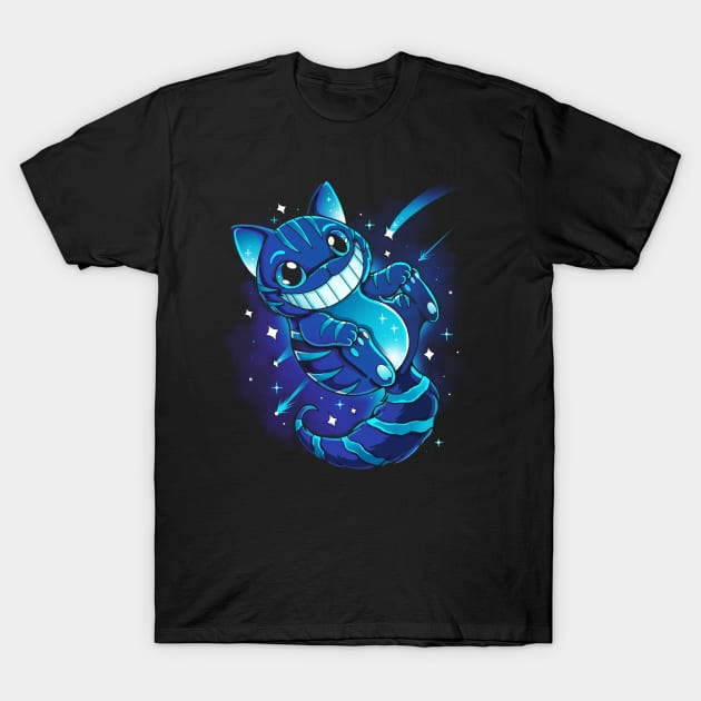 Cheshire Galaxy T-Shirt by Vallina84